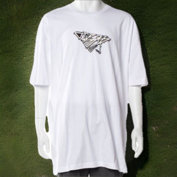 BIG & TALL Paper Planes TShirt Sz 2XL White Excellent Used Condition - Picture 1 of 4